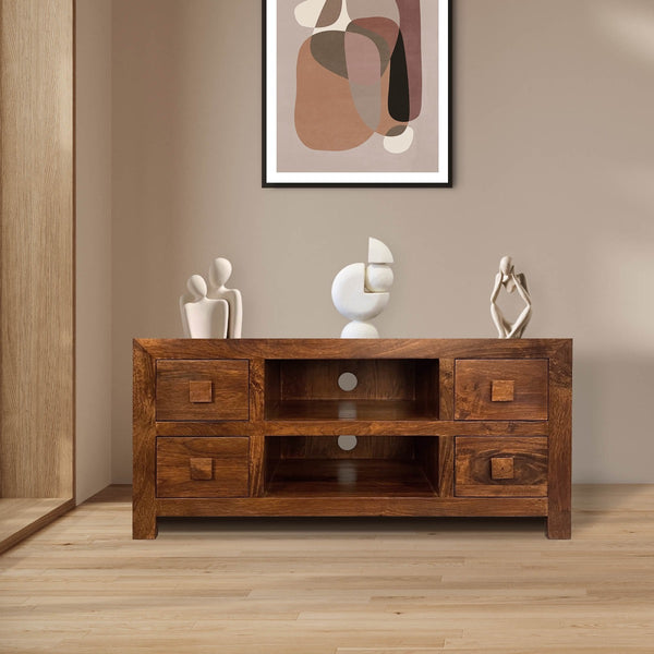 Dakota 115cm 4 Drawer Media Unit - Due 20th September