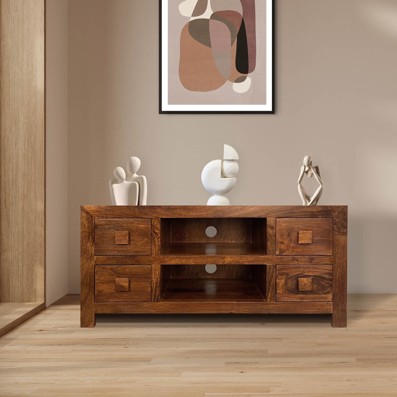 Dakota 115cm 4 Drawer Media Unit - Due 20th September