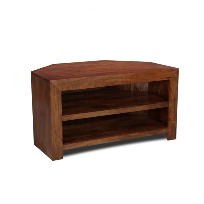 Dakota 100cm 2 Shelf Corner TV Unit 