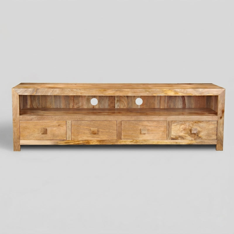 Light Dakota Large 200cm Media Unit - In Stock