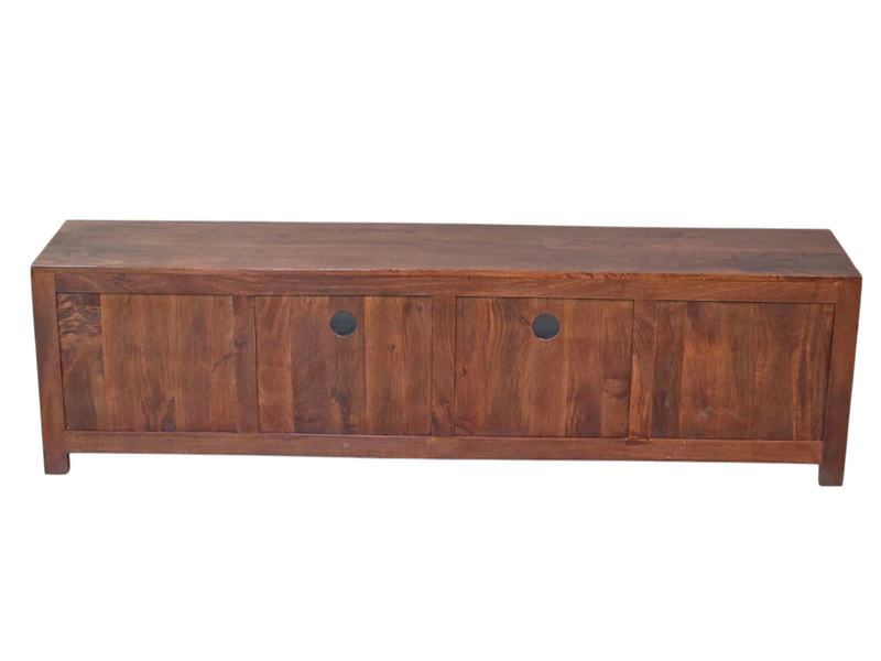 Cuba Mango Wood Honey 200cm 4 Drawer TV Unit - Due 20th September