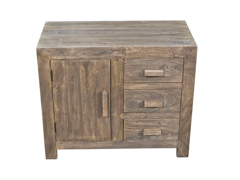 Cuba Mango Wood Natural 88cm Sideboard - Due 20th September