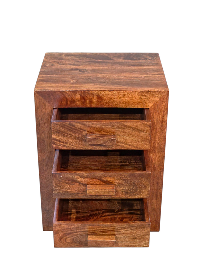 Cuba Mango Wood 3 Drawer Chest - Due 20th August