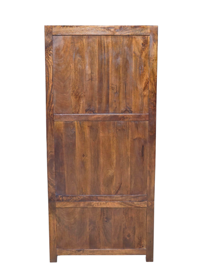 Cuba Mango Wood Double Wardrobe - Due 20th September