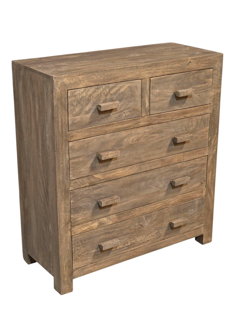 Cuba Mango Natural Large Chest of Drawers - last one remaining