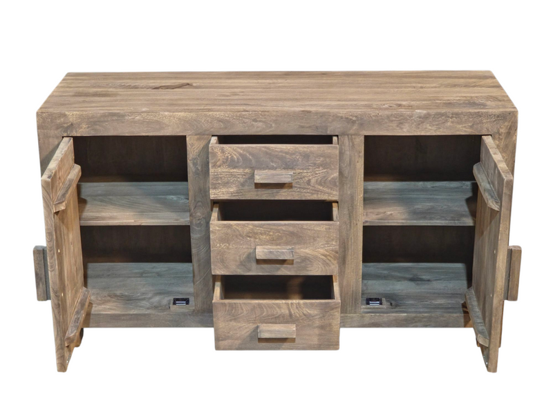 Cuba Mango Natural 135cm Sideboard - Due 20th September