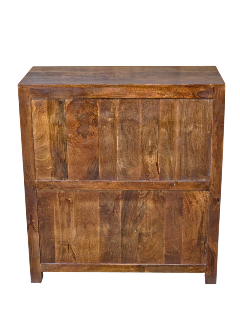 Cuba Mango Wood Honey Large Chest of Drawers - Last One Remaining