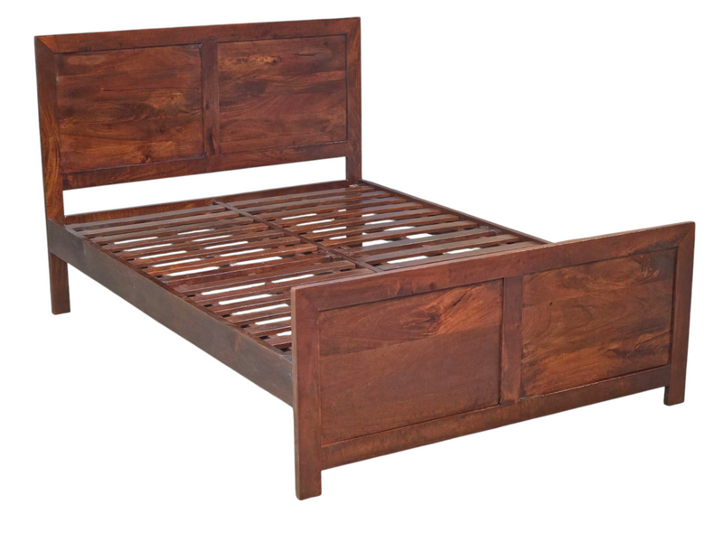 Cuba Mango Wood Honey Double Bed - Due 20th September