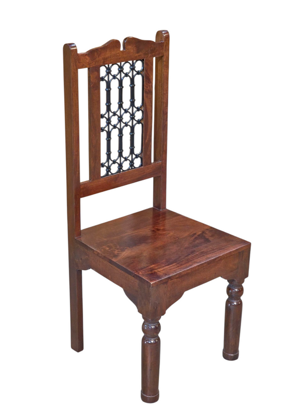 Jali Mango - Honey Dining Chair -  In Stock