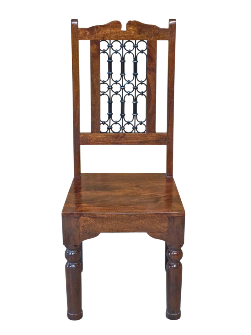 Jali Mango - Honey Dining Chair -  In Stock