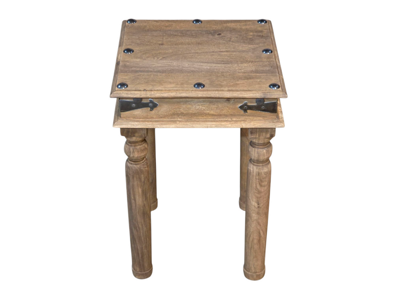 Jali Mango - Natural - Lamp Table -  In Stock