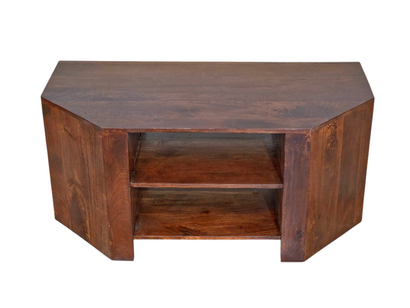Cuba Mango - Honey - 115cm Corner TV Unit - In Stock