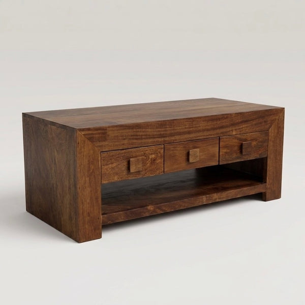 Dakota 110cm 6 Drawer Coffee Table - In Stock