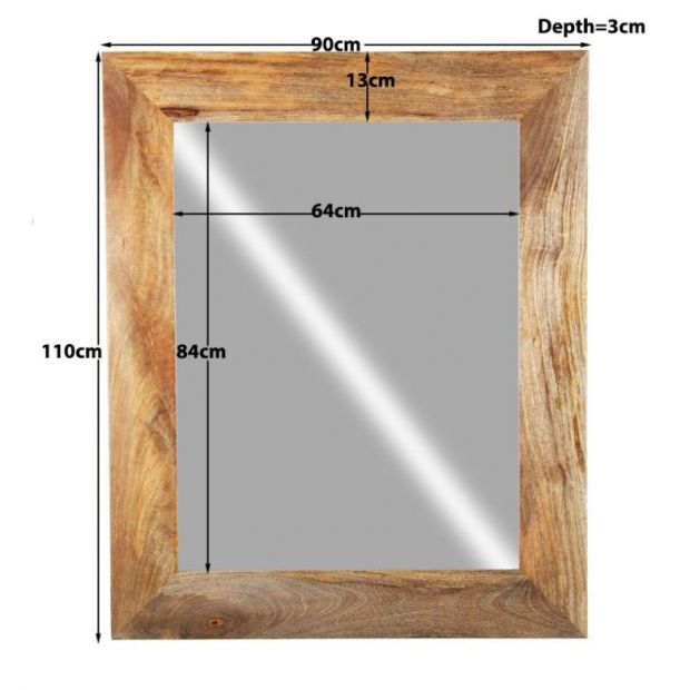 Light Mango Large Mirror