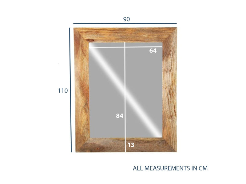 Light Dakota Large Mirror