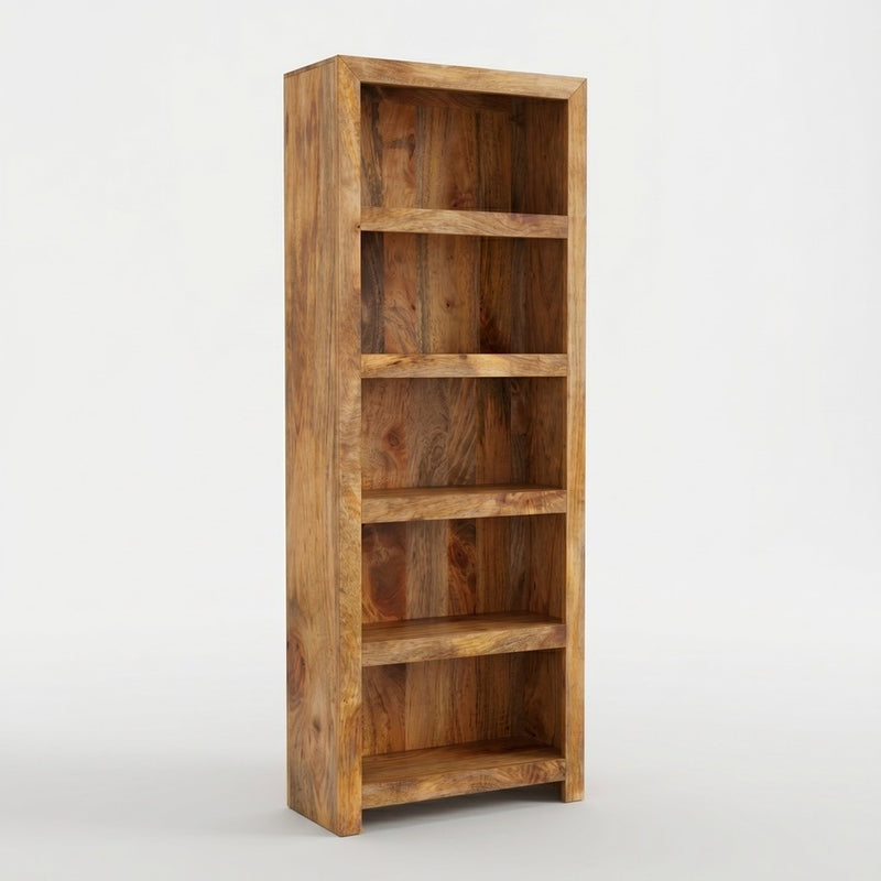 Light Mango Wood 76cm Bookcase - Due 12th September