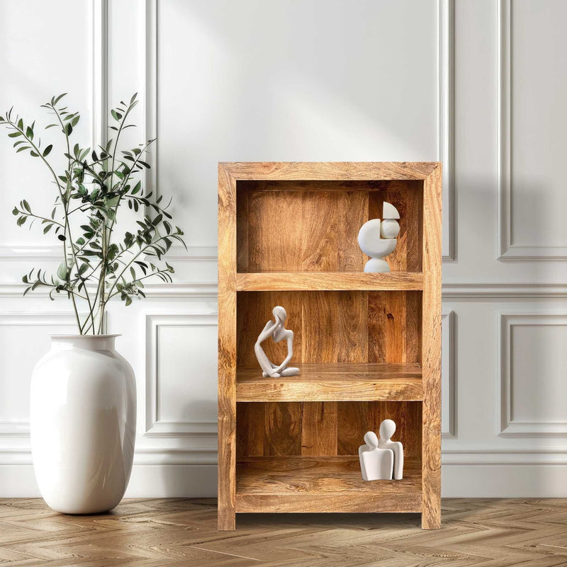 Light Mango Wood 77cm Shelves - In Stock