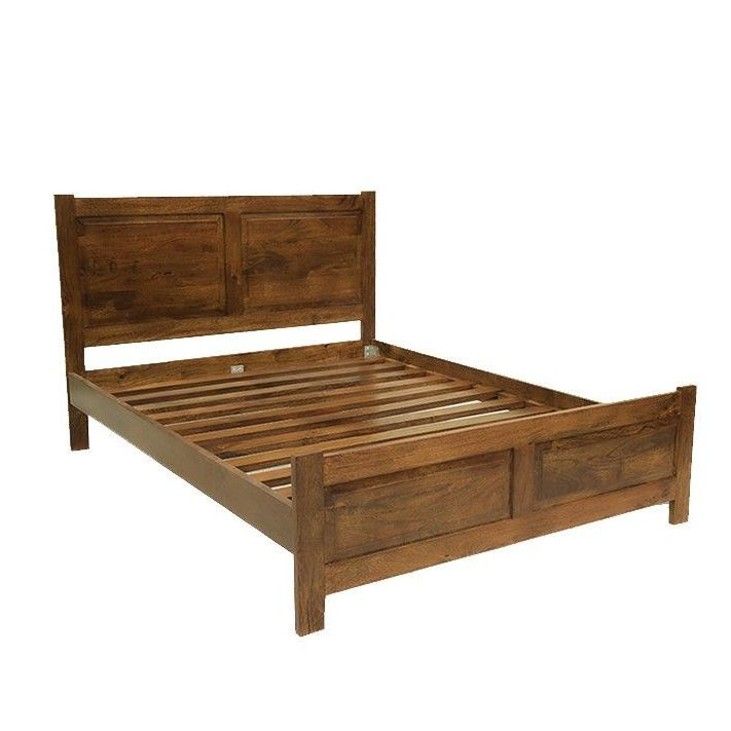 Dakota Mango Wood Bed Frame (3 Sizes) - In Stock