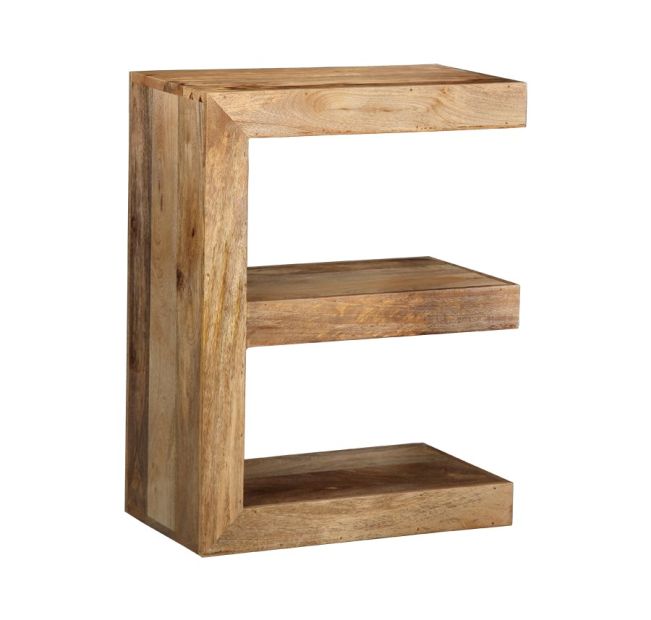 Light Dakota E Shaped Side Table