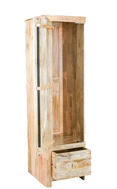Light Dakota Single Wardrobe (Left)