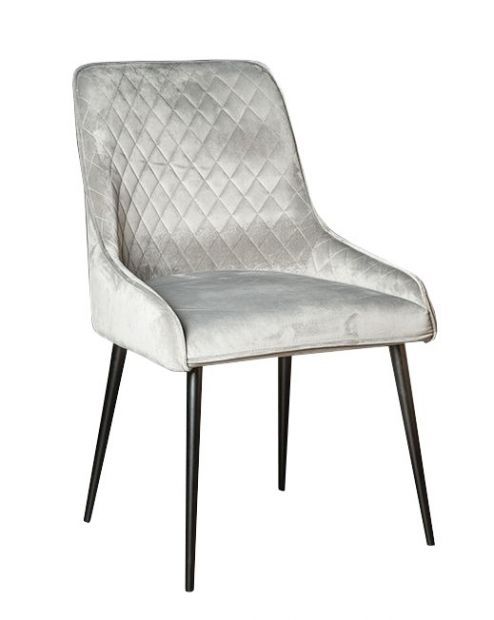 Henley Velvet Chair French Grey