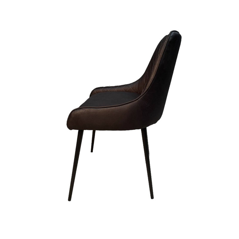Ex Display Henley Faux Leather Dining Chair - Set of Two