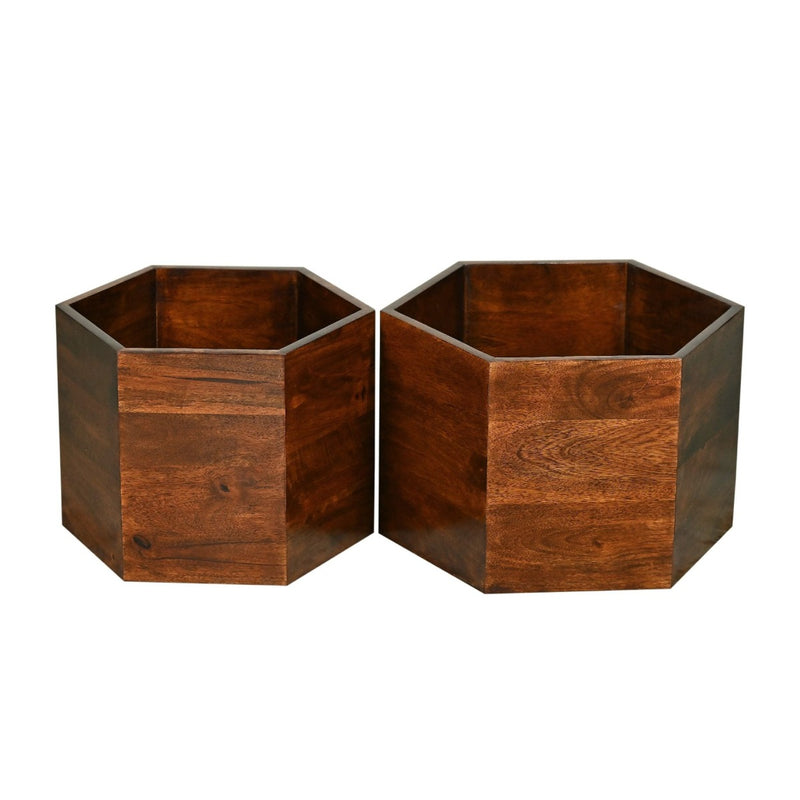 Geo Mango Hexagon Nest of Tables