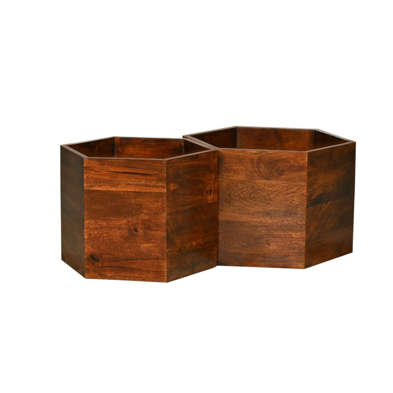 Geo Mango Hexagon Nest of Tables