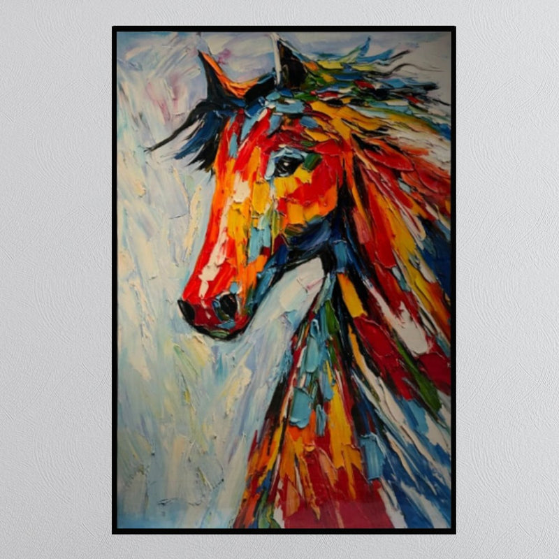 Abstract Horse Wall Art - Large - In Stock