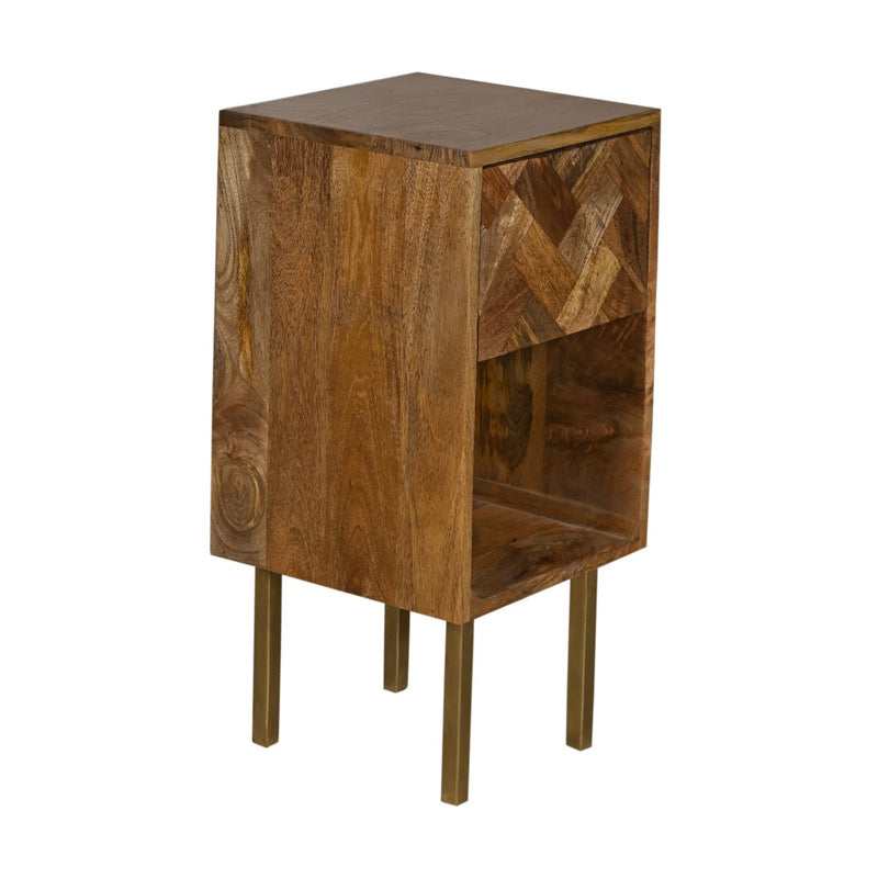 Block Light Mango Side Table