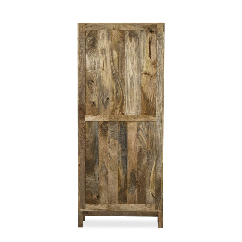 Inset Mango Light Bookcase