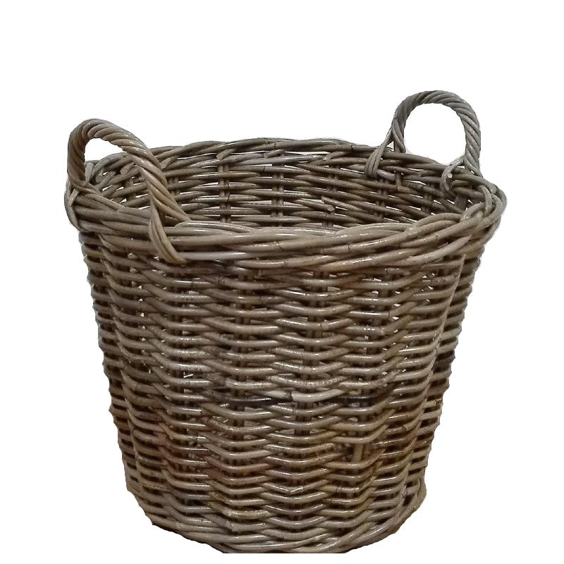 Rattan Log Basket