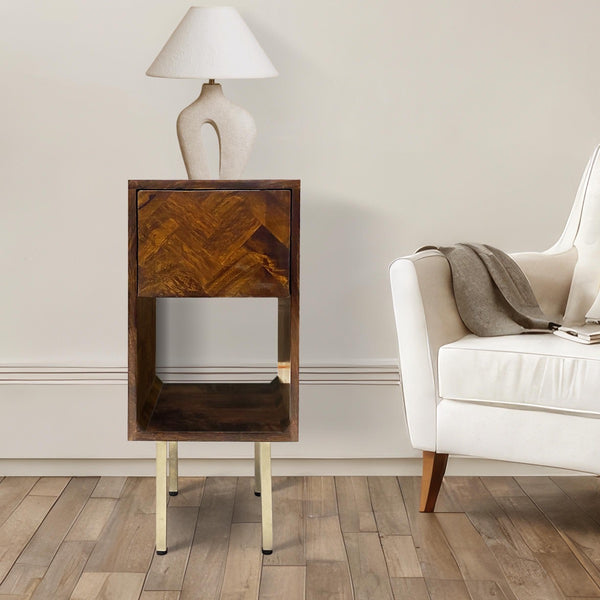 Block Mango Side Table - In Stock