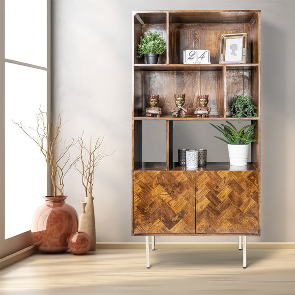 Block Mango 80cm Bookcase - In Stock