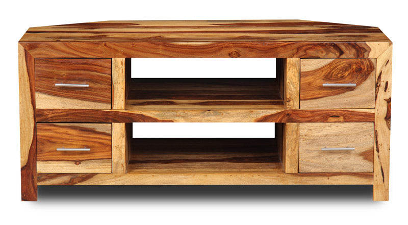 Cube Light Corner TV Unit