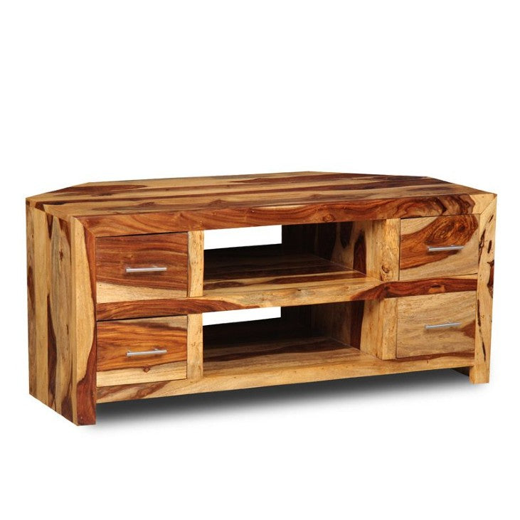 Cube Light Corner TV Unit