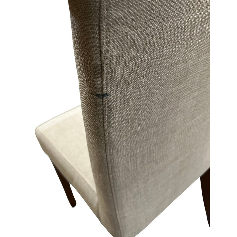 Ex Display Milan Button Fabric Dining Chair (T517) - One Available