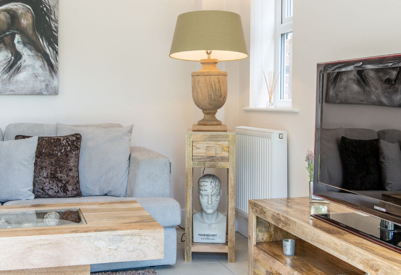 Light Dakota Lamp Table