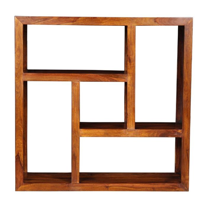 Cube Cenetered Square Bookcase