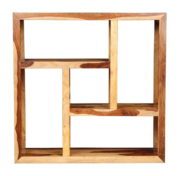Cuba Light Centered Square Bookcase