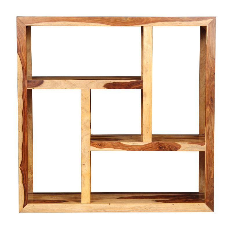 Cuba Light Centered Square Bookcase