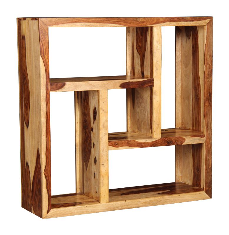 Cuba Light Centered Square Bookcase