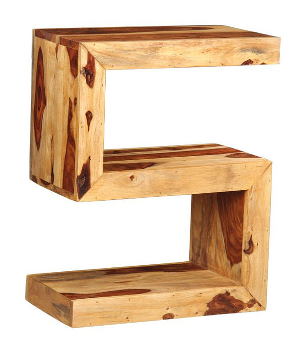 Cube Light 'S' Shaped Side Table