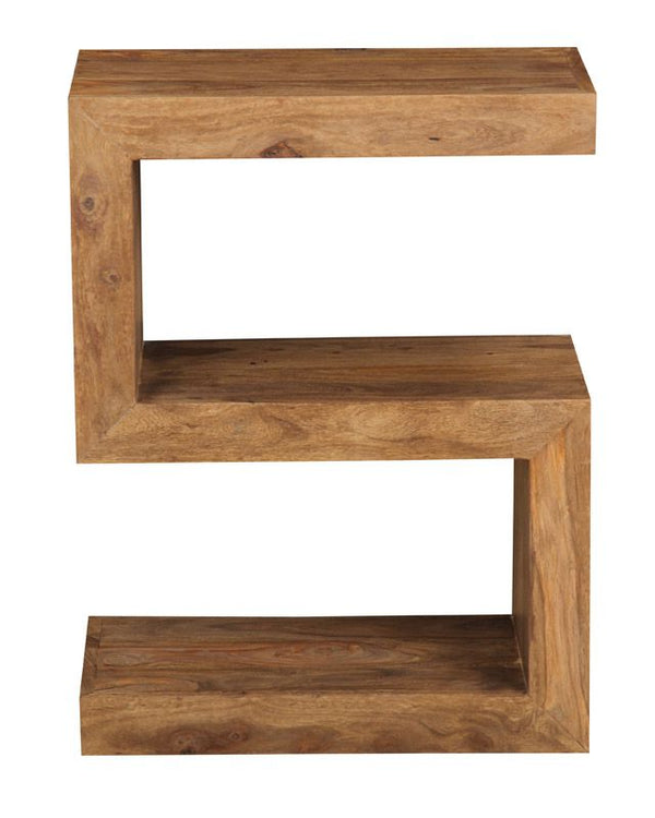 Cuba Natural S Shaped Side Table