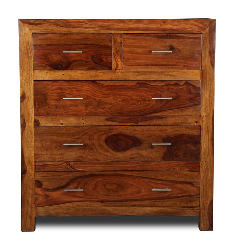 Cube Honey Large Chest of Drawers