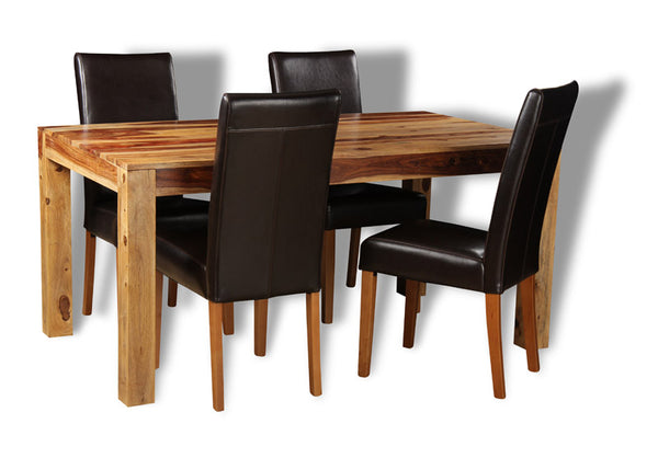 Cube Light Dining Table & 4 Barcelona Chairs