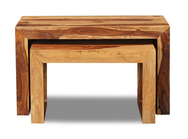Cube Light Nest of Tables - In Stock