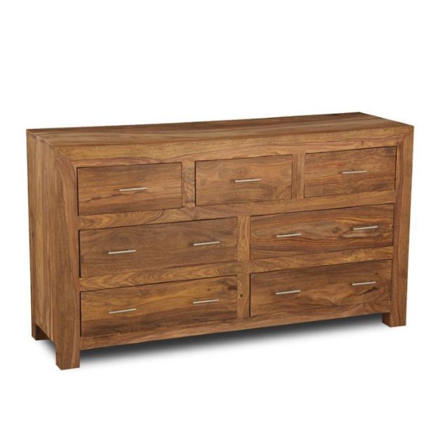 Cube Natural 7 Drawer Chest