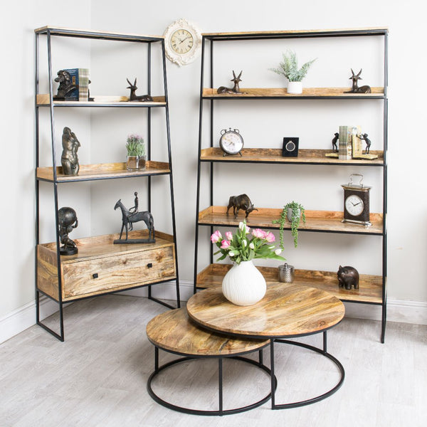 IND29 - Industrial Ladder 85CM Shelves