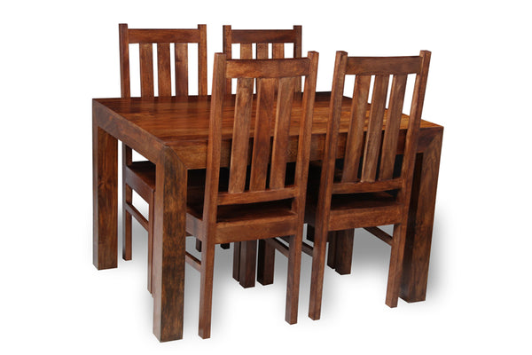 Dakota 120cm Dining Table & 4 Dakota Chairs